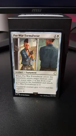 Magic The Gathering - MTG - NM - Pre-War Formalwear - Fallout - Image 1