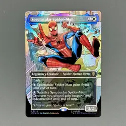 Spectacular Spider-Man (Borderless) Marvel's Spider-Man Foil NM Pack Fresh - Image 2