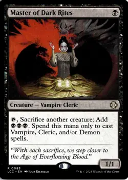 NM - Master of Dark Rites R Commander: The Lost Caverns of Ixalan 83 - Image 1
