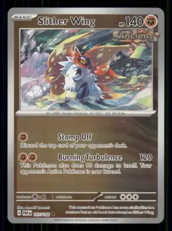 Slither Wing SV04: Paradox Rift #107/182 Uncommon Reverse Holo Pokemon LP - Image 1