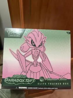 Paradox Rift Pokemon Center Elite Trainer Box ETB Iron Valiant Sealed - Image 1