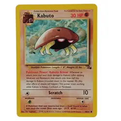 Kabuto #050 Fossil Set Original Series WOTC Pokemon TCG - Image 1