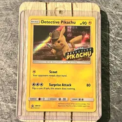 Detective Pikachu SM170 STAMPED Holo Black Star Promo Pokemon LP/NM - Image 1