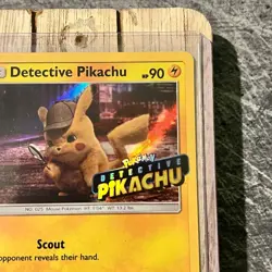 Detective Pikachu SM170 STAMPED Holo Black Star Promo Pokemon LP/NM - Image 2