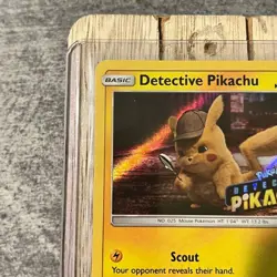 Detective Pikachu SM170 STAMPED Holo Black Star Promo Pokemon LP/NM - Image 5