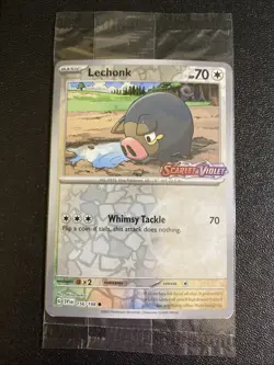 SEALED Lechonk 156/198 - Pokemon TCG Scarlet & Violet Promo BestBuy Exclusive - Image 1