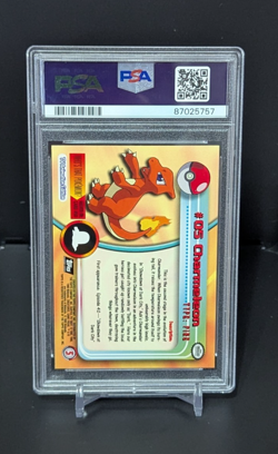 1999 TOPPS POKEMON TV #5 CHARMELEON PSA 10 - Image 2