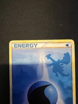 Pokemon TCG Water Energy Regular 117/123 HGSS LP Condition - Image 2