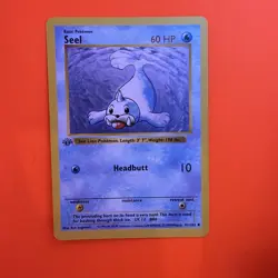 Pokemon TCG Seel 041/102 Base Set 1st Edition Shadowless English WOTC 1999 💦💦 - Image 1