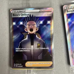 Pokemon SEALED Boss's Orders SWSH251 + 132/172 Full Art Cosmos Holo Pack x3 - Image 4