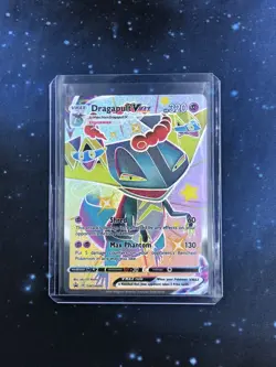 Let’s Grade! Pokemon 1x Dragapult VMax Black Star SWSH097 Rainbow Mint Box Fresh - Image 1