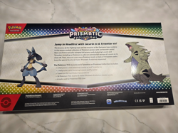 Pokemon TCG Scarlet And Violet Prismatic Evolutions Lucario ex & Tyranitar - Image 2