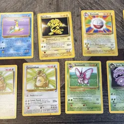 Vintage Pokemon Regular Rare Lot X12 Jungle Fossil Base And More See Mp/lp - Image 4