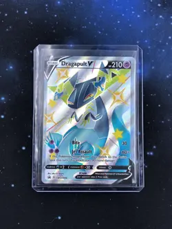 Let’s Grade! Pokemon 1x Dragapult V Black Star SWSH096 Full Art Mint Box Fresh - Image 1