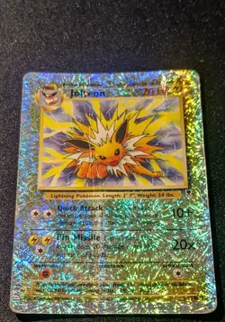 Pokemon LEGENDARY COLLECTION - #14/110 Jolteon - Reverse Holo - ENG - Damaged - Image 3