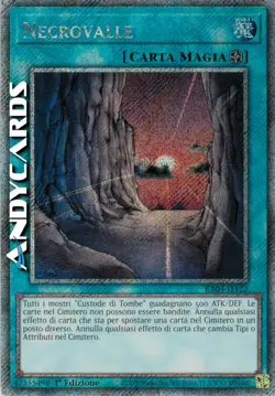 NECROVALLE (Necrovalley) • Segreta Platino • RA04 IT122 • 1Ed • Yugioh ANDYCARDS - Image 1