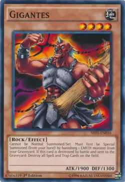 Gigantes - SR03-EN016 - Common - 1st Edition - Lightly Played - Image 1