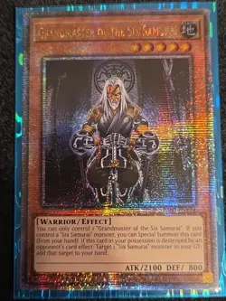 Yugioh! Grandmaster of the Six Samurai - RA03-EN174 - Quarter Century Secret Rar - Image 1