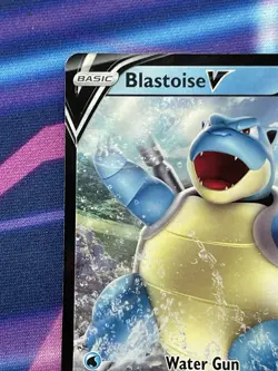 Blastoise V SWSH101 Black Star Promo Pokemon Sword & Shield Ultra Rare NM/M Card - Image 2