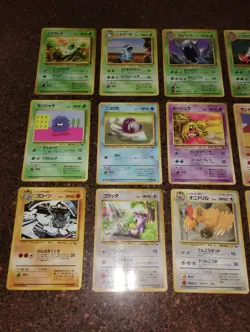 Pokemon JAPANESE Vending Machine Series 15 Card Lot Jynx Machoke Clefairy MP/HP - Image 2