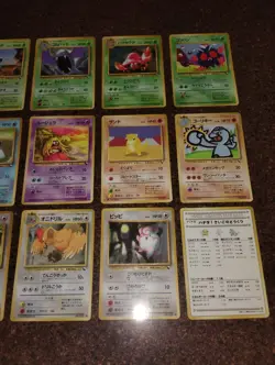 Pokemon JAPANESE Vending Machine Series 15 Card Lot Jynx Machoke Clefairy MP/HP - Image 3