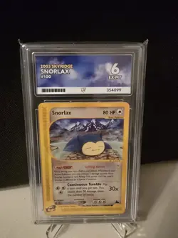 Snorlax 100/144 Skyridge Non Holo 2003 Pokemon Card ACE 6 Excellent - Image 1