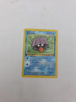 Pokemon TCG Shellder 54/62 Common Card Fossil 1st Ed LP - Image 1