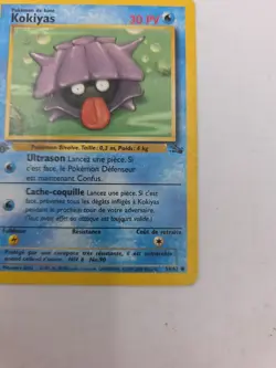 Pokemon TCG Shellder 54/62 Common Card Fossil 1st Ed LP - Image 2