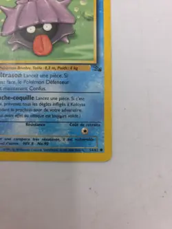 Pokemon TCG Shellder 54/62 Common Card Fossil 1st Ed LP - Image 3