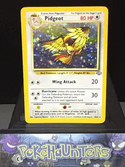 Pokemon Card Pidgeot 8/64 Jungle Set Holo Rare WOTC Played 2 - Image 1