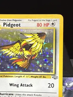 Pokemon Card Pidgeot 8/64 Jungle Set Holo Rare WOTC Played 2 - Image 2