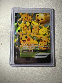 Pikachu V-Union [Set of 4] SWSH: Sword & Shield Promo Cards Holo - Image 4