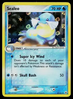 Pokemon Card - Sealeo Hidden Legends 47/101 Reverse Holo - Image 1