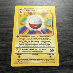 ELECTRODE - 21/102 - Base Set - Pokemon Card - LP - Image 1