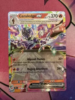 Ceruledge ex 036/191 Surging Sparks Holo Double Rare NM English SSP Pokemon Card - Image 1