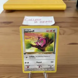 Jigglypuff 54/64 - 1st Edition Pokemon Card WOTC- Jungle Set - Image 1