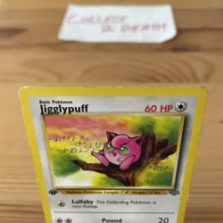 Jigglypuff 54/64 - 1st Edition Pokemon Card WOTC- Jungle Set - Image 2
