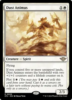 DUST ANIMUS mtg NM-M Outlaws of Thunder Junction 1 Rare - Image 1