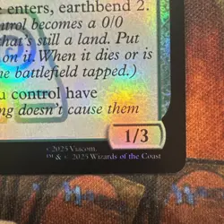 Earthbending Student Foil Near Mint English MTG Magic The Gathering - Image 2