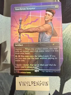 FOIL Isochron Scepter Secret Lair Encyclopedia of Magic Countdown Promo - Image 1