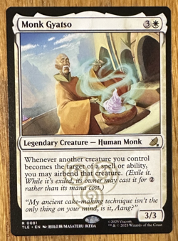 MTG: Avatar: The Last Airbender Eternal-Legal, Monk Gyatso - Image 1