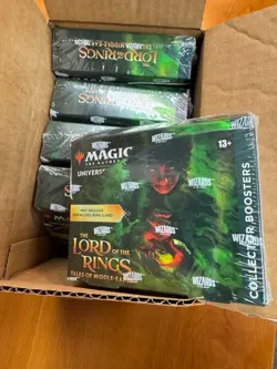MTG LORD OF THE RINGS: TALES OF MIDDLE EARTH Sealed Collector Box English 195166205038 - Image 2