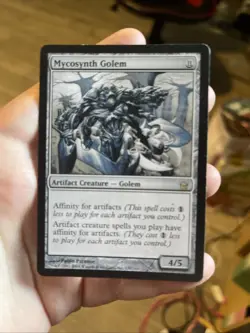 Magic The Gathering/MTG - Mycosynth Golem - 2004 - Fifth Dawn - Decent Condition - Image 1