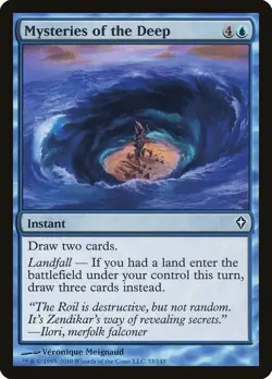 Mysteries of the Deep (4) Worldwake NM MTG Magic the Gathering - Image 1