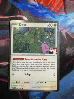 Pokemon Ditto 132/165 NM Play! Prize Pack 6 Scarlet & Violet 151 - Image 1