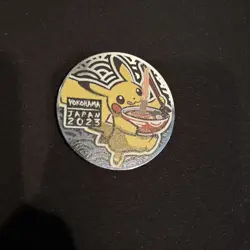 Pokemon 2023 Japan World Championship Pikachu Jumbo Coin Yokohama - Image 3