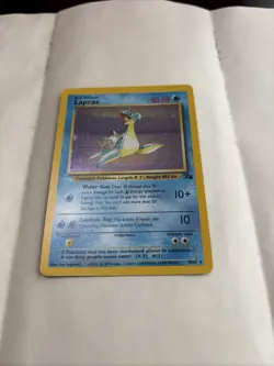 Pokemon Lapras Holo Rare Unlimited Fossil, 10/62, NM/LP Condition - Image 4