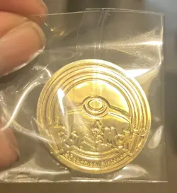 Pokemon TCG Charizard and Mewtwo UPC Metal Gold Coins - Image 2