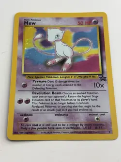 Mew 09/53 Wotc Black Star Promo Holo Rare Pokemon LP W/ *SWIRL* - Image 5