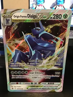 Origin Forme Dialga VSTAR SWSH256 Jumbo Pokemon Black Star Promo - Image 1
